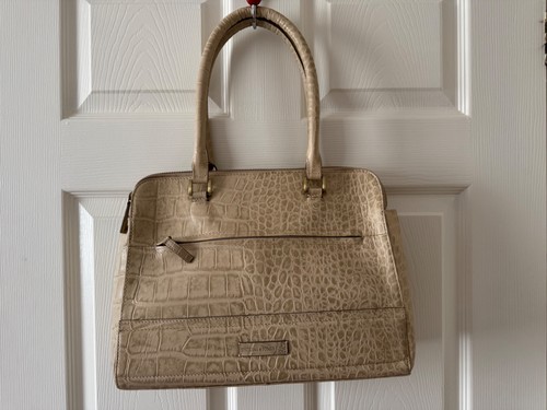 Ladies leather croc - leather, bag